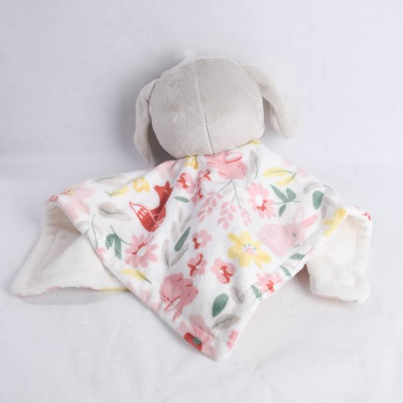 Gerber Modern Moments Baby Girl Pink Floral Bunny Rabbit Security Blanket - Picture 2 of 5
